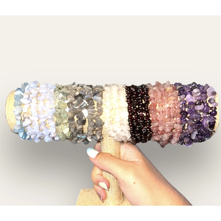 Crystal Chip Bracelets