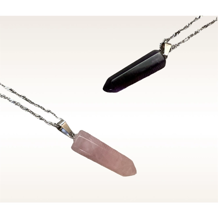 Amethyst and Rose Quartz Nec..