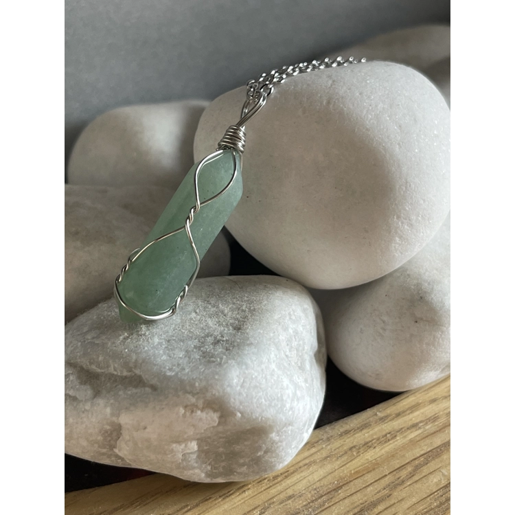 Aventurine Wire Wrapped Crys..