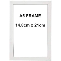 A5 White Certificate Photo Frame