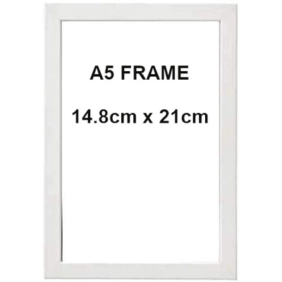 A5 White Certificate Photo Frame