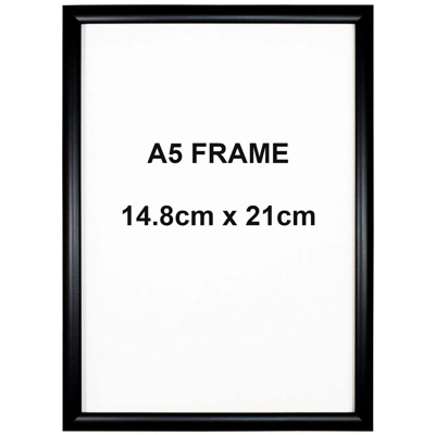 A5 Black Certificate Photo Frame