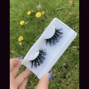 BLUE GLITTER BUTTERFLY