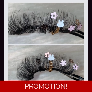 Gold & light pink bunny hop