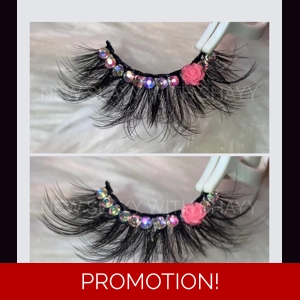 PINK ROSE RHINESTONE