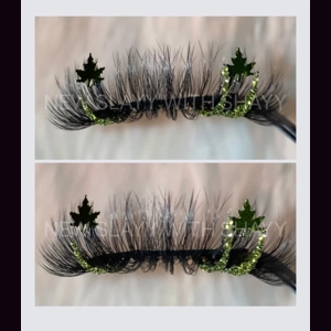 Army green fall leaf