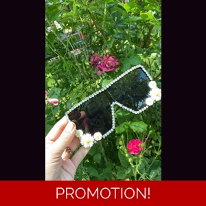 White flower sunglasses