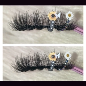 Pearl & rhinestone flower life