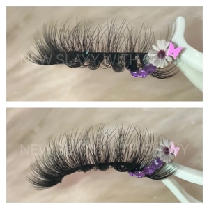 Purple rhinestone flower