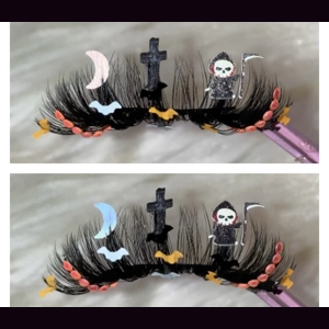 Rhinestone grim reeper