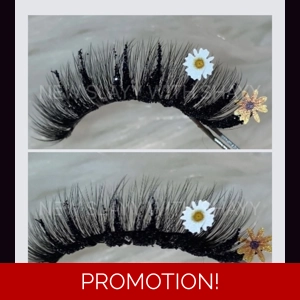 Black glitter bottom sunflower