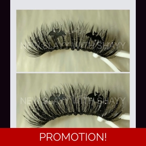 BLACK GLITTER BOTTOM BATS