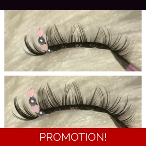 Pink heart and pearls