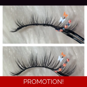 Orange & silver butterfly