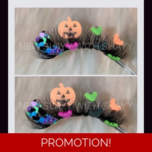 Rainbow pumpkin bats