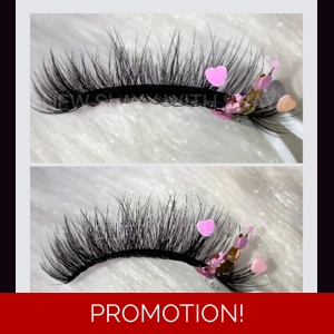 Light pink and gold glitter heart