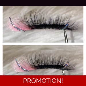 Light pink disco glitter glam