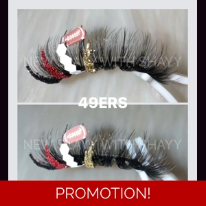 SAN FRANCISCO 49ERS LASHES
