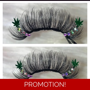 Green leaf rhinestone