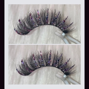 ALL HOLO PINK/PURPLE DISCO GLITTER BOTTOMS