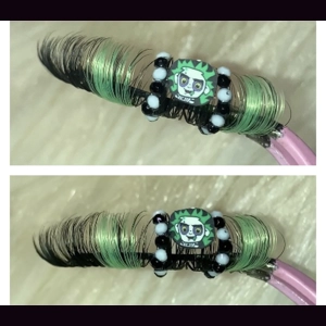 Green juice rhinestone