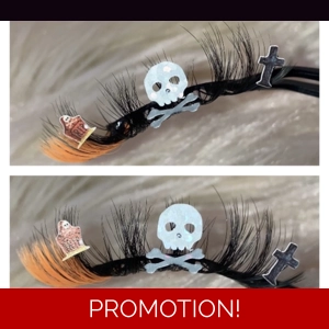 Spooky orange Grave yard