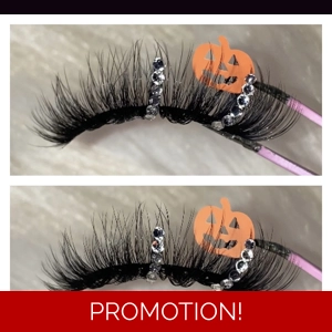 Rhinestone orange pumpkin