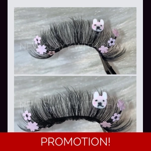 Light pink bunny flower patch