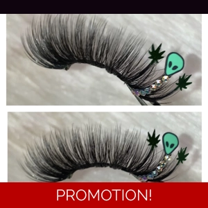 Rhinestone alien leaf