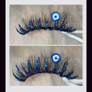 BLUE BOTTOM EVIL EYE