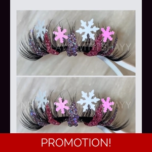 PINK & WHITE SNOWFLAKE