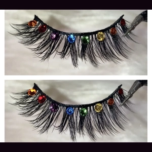 RAINBOW RHINESTONE TOPS