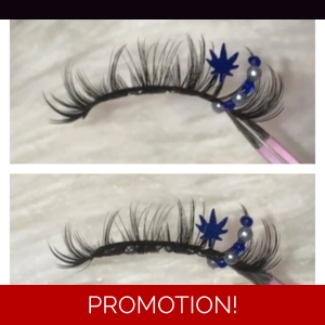 Royal blue and Pearl leafs