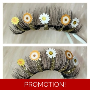 Full gold glitter bottom spring sunflower