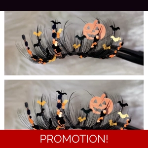 Dramatic black and orange pumpkin