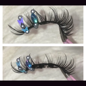 Blue butterfly mermaid pearls