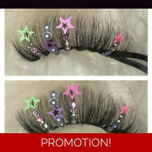 PEARL & RHINESTONE RAINBOW STARS