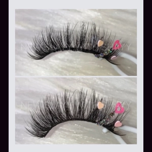 Rhinestone and rhinestone heart