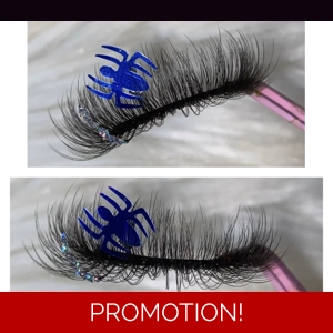 Disco glitter Dark blue Whispy spider