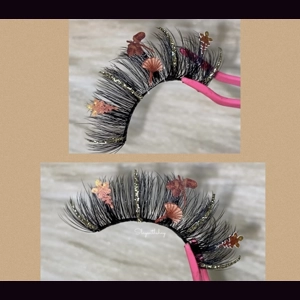 Fall season Brown gold fall lash