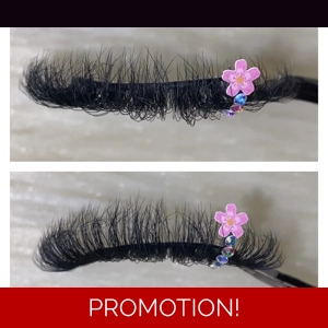 SUPER FLUFFY RHINESTONE FLOWER