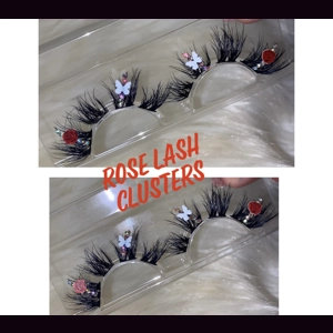 Rose lash cluster