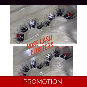 Rose lash cluster
