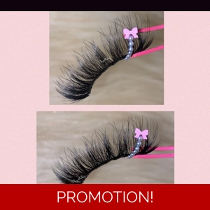 Pink bow with pearls