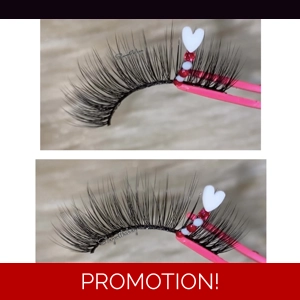 White heart with pink and white rhinestone!