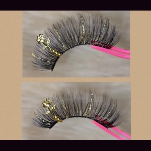 Gold rose gold glitter