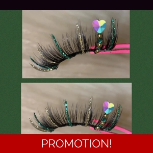 Gold and green st patty heart