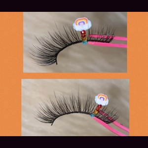 Rainbow on a rainy day lash