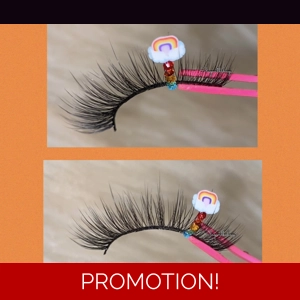 Rainbow on a rainy day lash