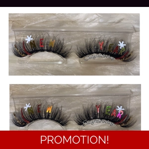 New years gold and red snow flakes